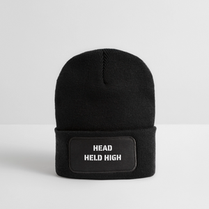 Bonnet Head Held High Stencil — Noir & Blanc - noir
