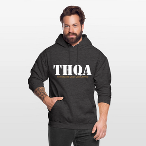 THQA Sweat-shirt à capuche unisexe - charbon