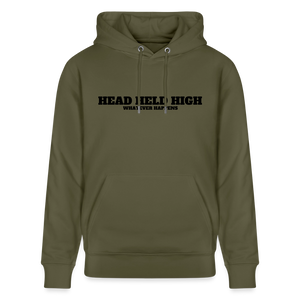 HEAD HELD HIGH — Bold Color Hoodie - vert kaki — technical 18
