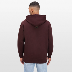 Sweat à capuche bio Mutu Likolo Unisexe - maroon