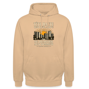 Hoodie Street Tête haute — Du quartier aux sommets, édition couleurs | Prise de Conscience - pêche