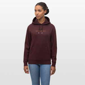 Sweat à capuche bio Mutu Likolo Unisexe - maroon