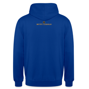 Hoodie Street Tête haute — Du quartier aux sommets, édition couleurs | Prise de Conscience - bleu royal
