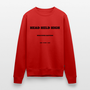 HEAD HELD HIGH — Bold Color Crewneck - rouge
