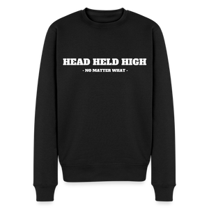 HEAD HELD HIGH — Bold Color Crewneck - noir — technical 15