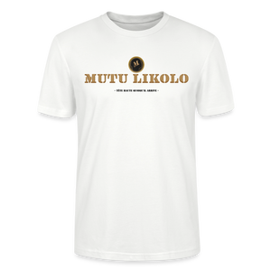 T-shirt Mutu Likolo Signature – Tête Haute Quoiqu’il Arrive (Unisexe) - blanc