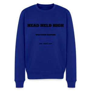 HEAD HELD HIGH — Bold Color Crewneck - bleu roi