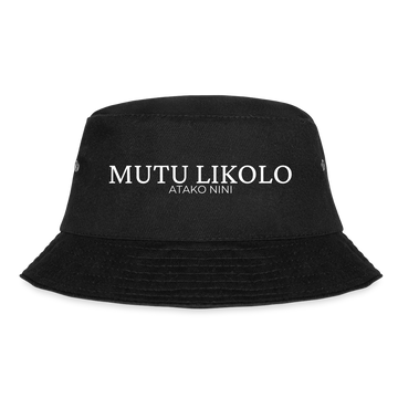 Mutu Likolo — Kofia ya bucket Signature Atako Nini Noir