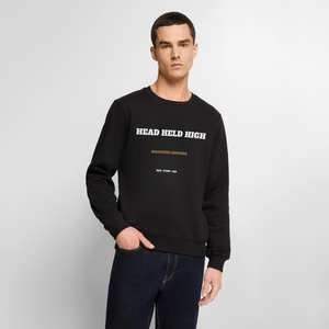 HEAD HELD HIGH — Essential Crewneck - noir