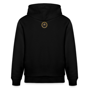 Sweat à capuche bio Mutu Likolo Unisexe - noir