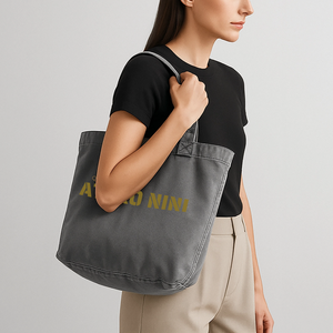 Cabas TÊTE HAUTE – ATAKO NINI | Mutu Likolo - noir vintage