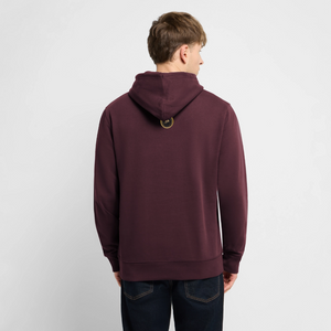 Sweat à capuche bio Mutu Likolo Unisexe - maroon