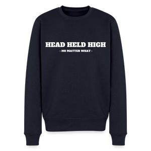 HEAD HELD HIGH — Bold Color Crewneck - bleu marine — technical 1