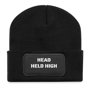 Bonnet Head Held High Stencil — Noir & Blanc - noir