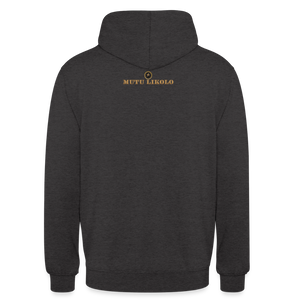 Hoodie Street Tête haute — Du quartier aux sommets, édition couleurs | Prise de Conscience - charbon