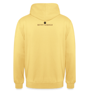 Street Hoodie Head Held High — Built to Rise | Prise de Conscience - jaune citron