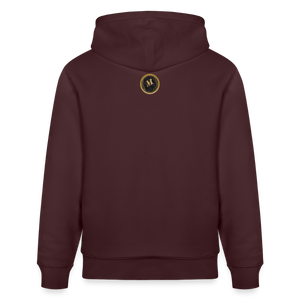 Sweat à capuche bio Mutu Likolo Unisexe - maroon