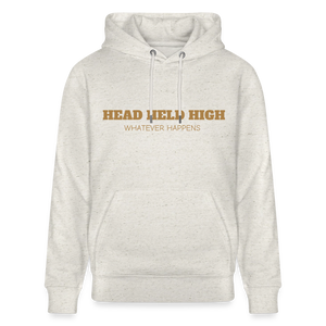 HEAD HELD HIGH — Heritage Navy & Camel Hoodie - beige chiné