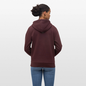 Sweat à capuche bio Mutu Likolo Unisexe - maroon