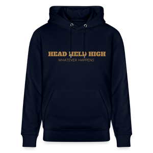 HEAD HELD HIGH — Heritage Navy & Camel Hoodie - marine