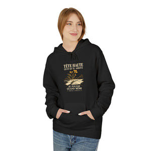Hoodie Street TÊTE HAUTE — Je pousse quand même · Mutu Likolo
