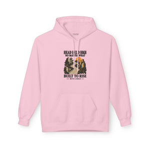 Hoodie Street HEAD HELD HIGH — Built to Rise · Mutu Likolo
