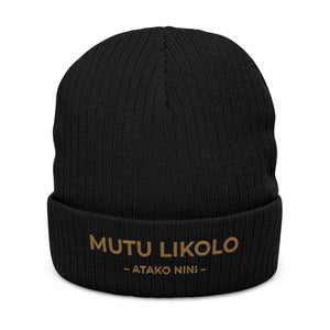 Bonnet brodé MUTU LIKOLO · ATAKO NINI — Héritage