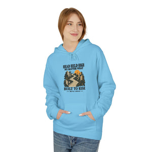 Hoodie Street HEAD HELD HIGH — Built to Rise · Mutu Likolo