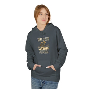 Hoodie Street TÊTE HAUTE — Je pousse quand même · Mutu Likolo