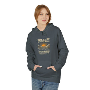 Hoodie Street TÊTE HAUTE — Le terrain change, la force reste · Mutu Likolo