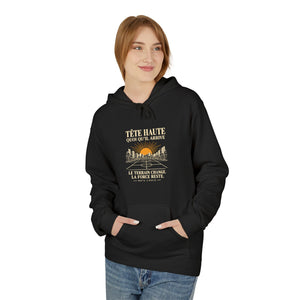 Hoodie Street TÊTE HAUTE — Le terrain change, la force reste · Mutu Likolo