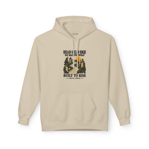 Hoodie Street HEAD HELD HIGH — Built to Rise · Mutu Likolo
