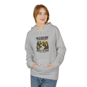 Hoodie Street HEAD HELD HIGH — Built to Rise · Mutu Likolo