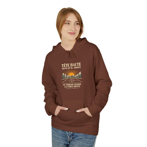 Hoodie Street TÊTE HAUTE — Le terrain change, la force reste · Mutu Likolo