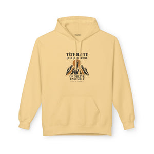 Hoodie Street TÊTE HAUTE — On s’élève ensemble · Mutu Likolo