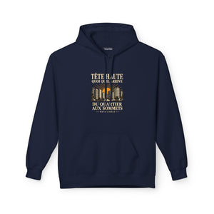Hoodie Street TÊTE HAUTE — Du quartier aux sommets · Mutu Likolo