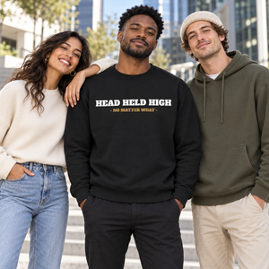 HEAD HELD HIGH essential black crewneck — urban group