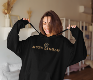 Sweat à capuche bio Mutu Likolo Unisexe
