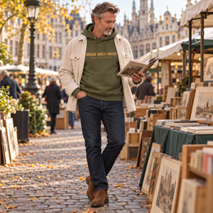Look week-end avec le hoodie Head Held High kaki