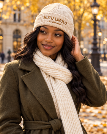 Bonnet brodé MUTU LIKOLO · ATAKO NINI — Héritage
